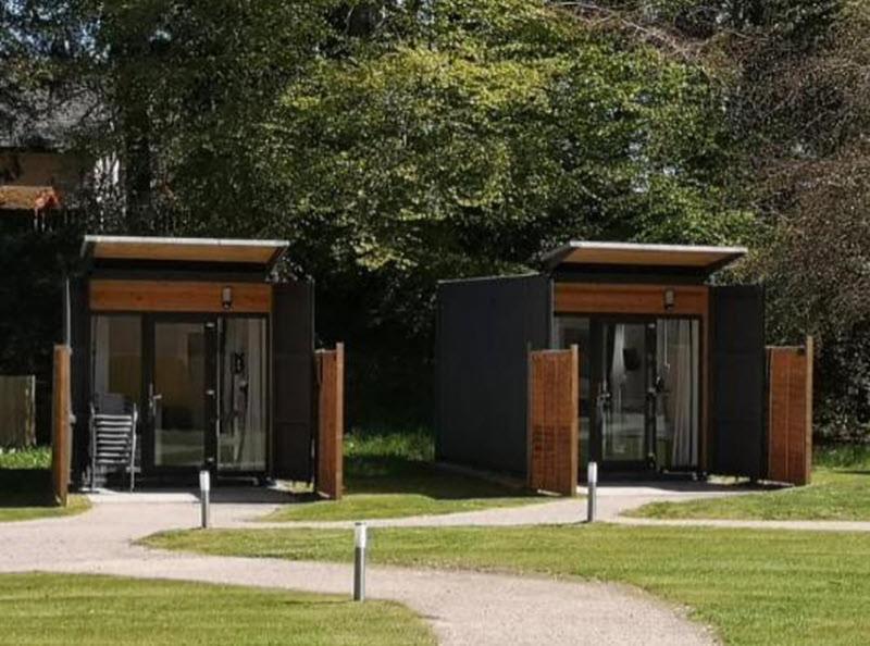 A Unique Experience In A Converted Shipping Containers, Glamness Is Adults Only Inverness Exterior photo
